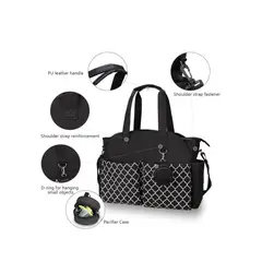 LA PEQUETERIA - BOLSO PAÑALERO MATERNAL HOP