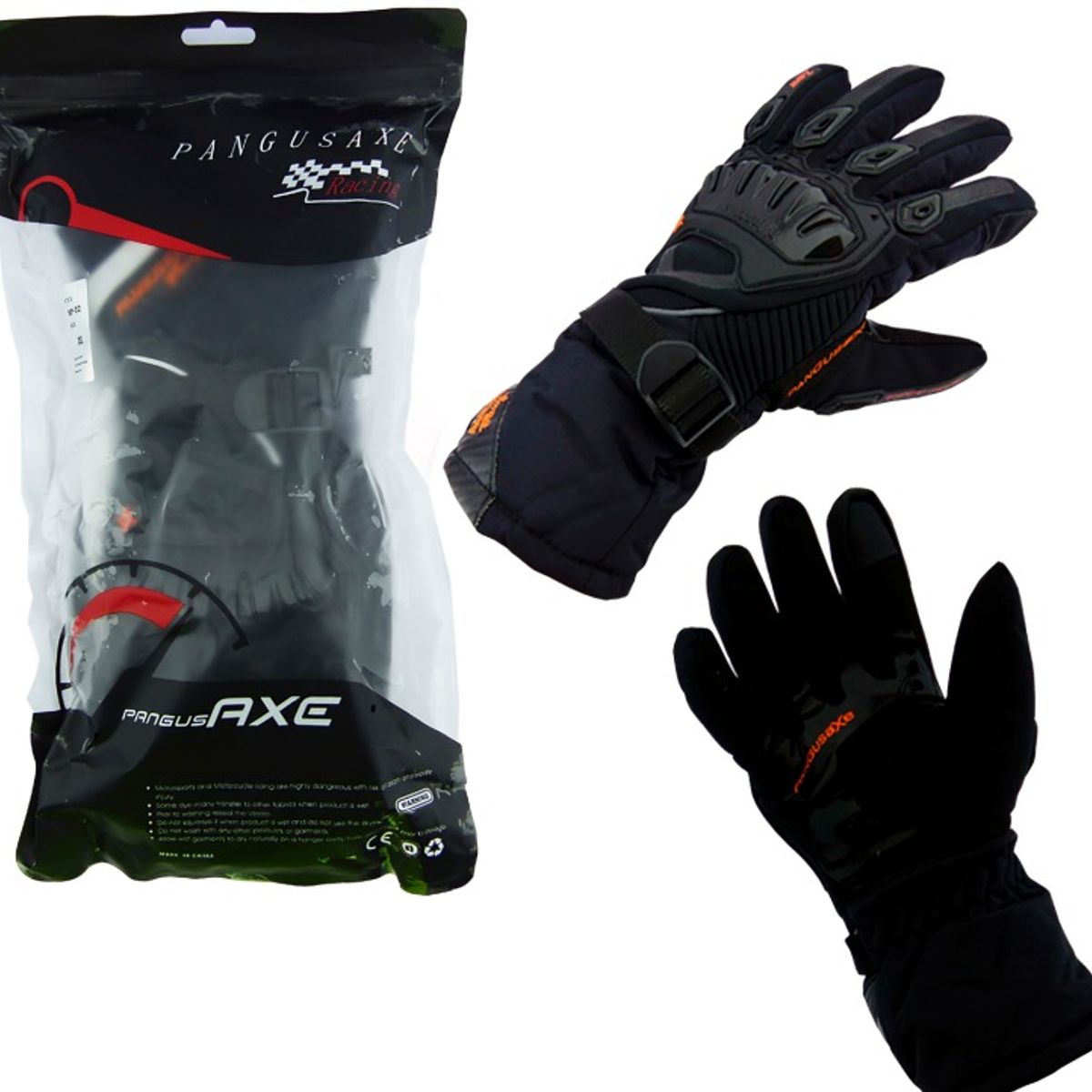 OEM - GUANTE PARA MOTO AXE MODWP-02 FRIO LARGO AZUL