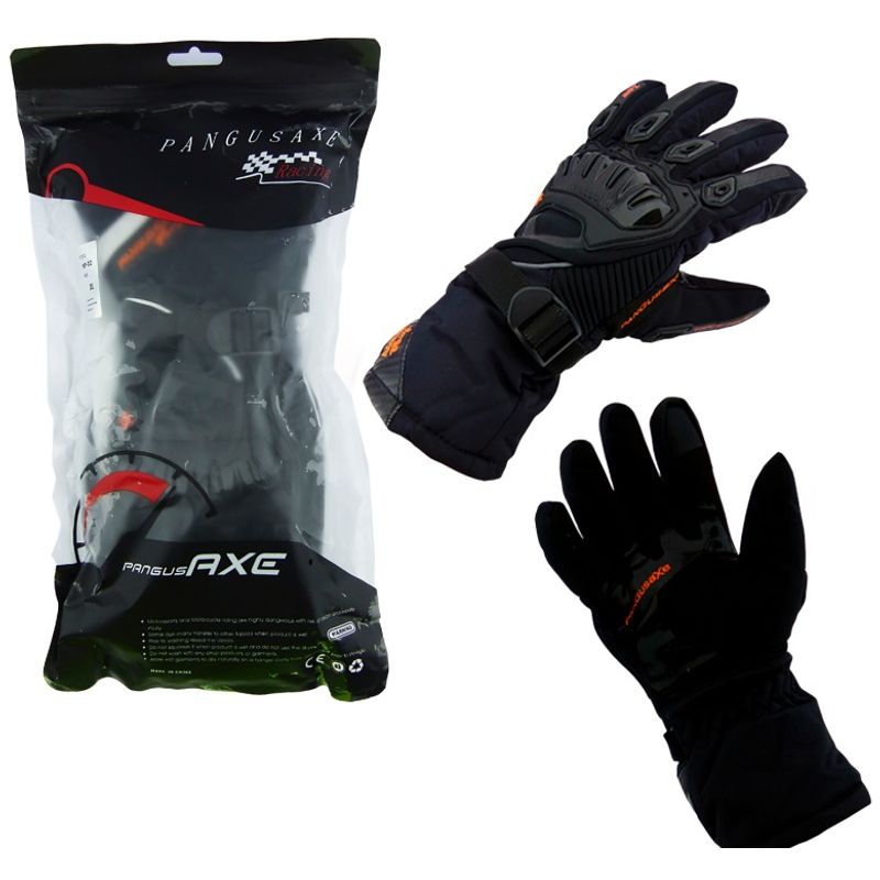 OEM - GUANTE PARA MOTO AXE MODWP-02 FRIO LARGO AZUL