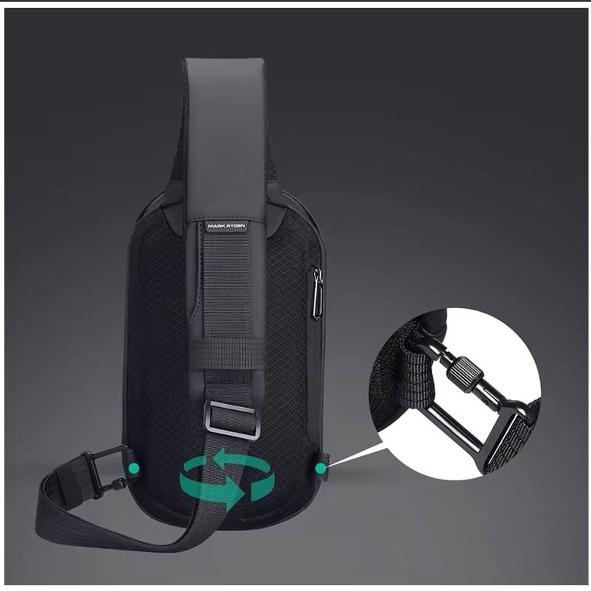 STARTECHOFFICE - Bolso Antirrobo Multifuncional para Viajes y Oficina Impermeable Premium Resistencia al agua Oxford