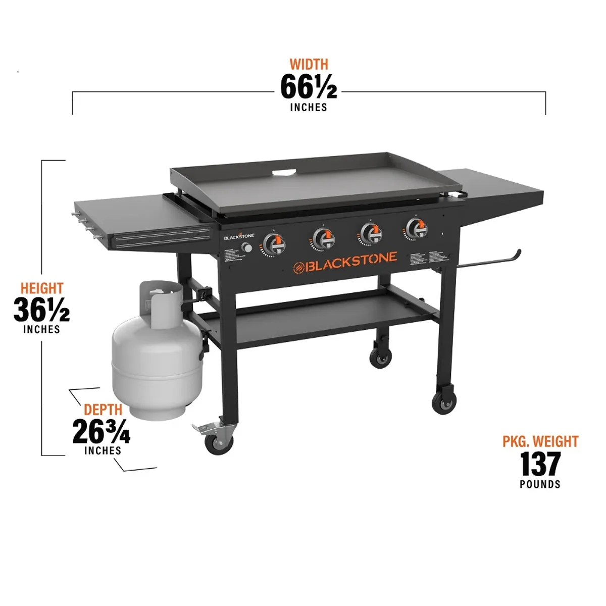 GENERICO - 36″ Griddle con tapa plana Blackstone products