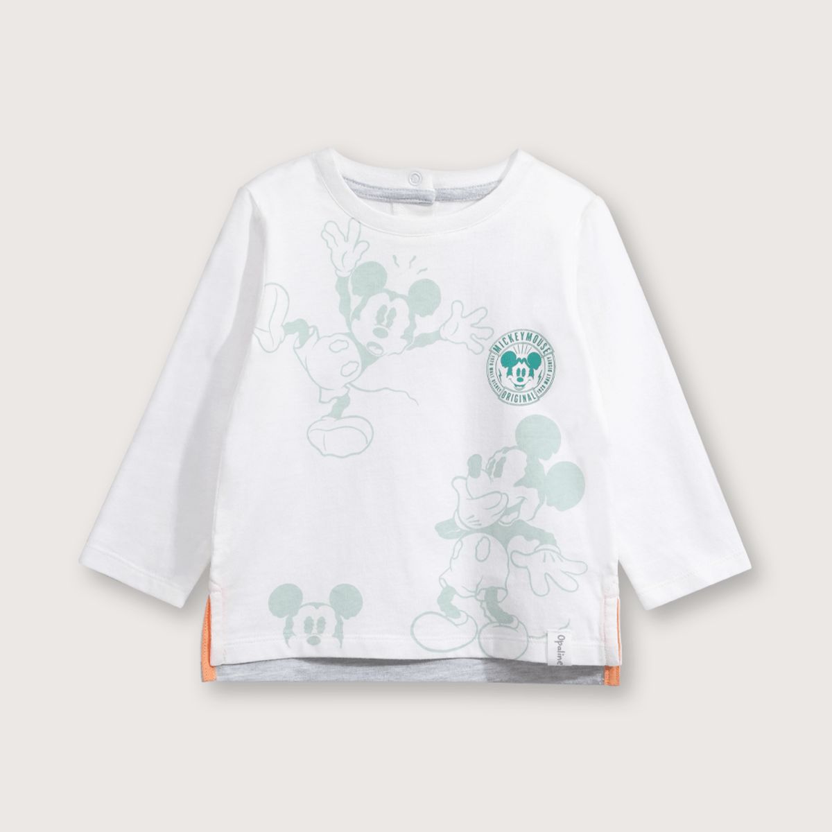 OPALINE - Polera Bebé niño Blanco 39263 Opaline