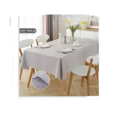 GENERICO - Mantel De Mesa Impermeable Liso Uní Color 140x140cm