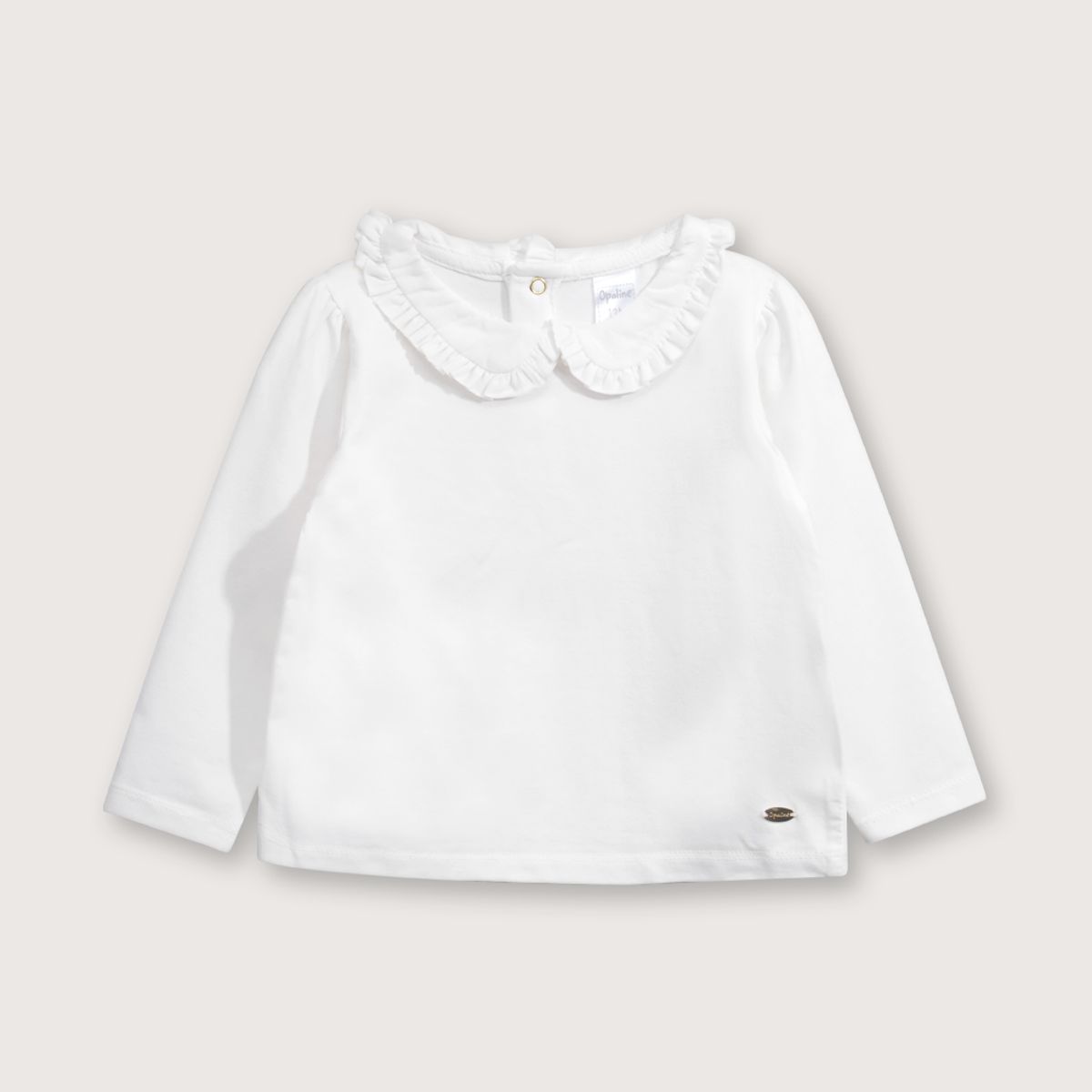 OPALINE - Polera Bebé niña Blanco 39257 Opaline