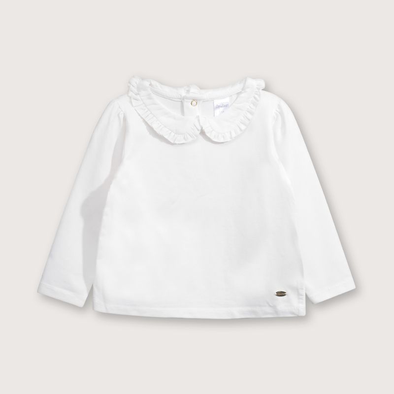 OPALINE - Polera Bebé niña Blanco 39257 Opaline