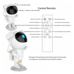GENERICO - Proyector de Galaxia ASTRONAUTA Control Remoto