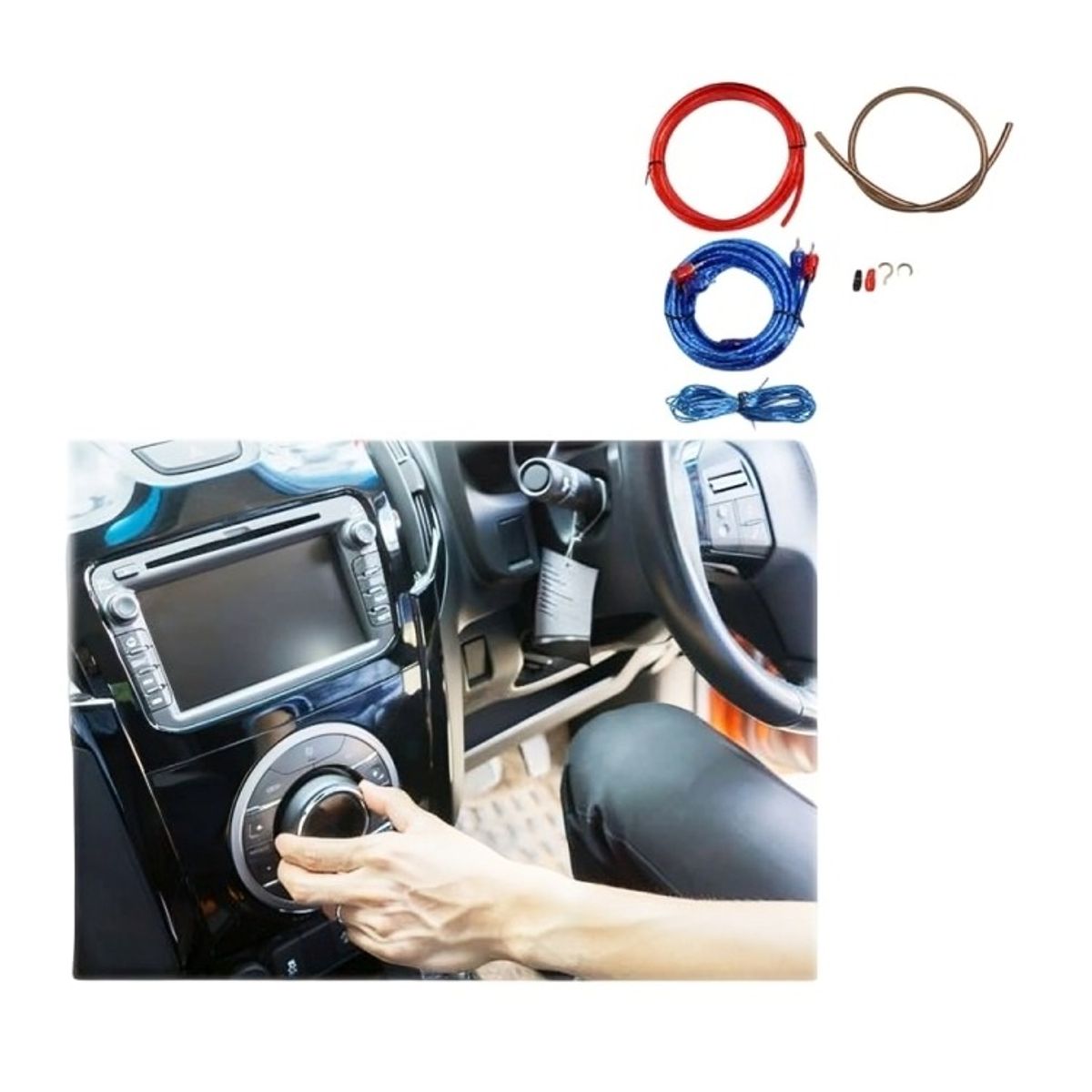 OEM - KIT CABLES  AMPLIFICACION CARTER PREMIUM MOD4 GKT MAX 1600W