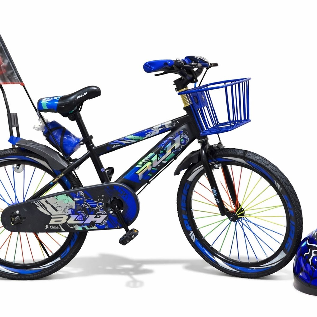 GENERICO - Bicicleta Aro 20 /Biciclera Infantil Con Casco