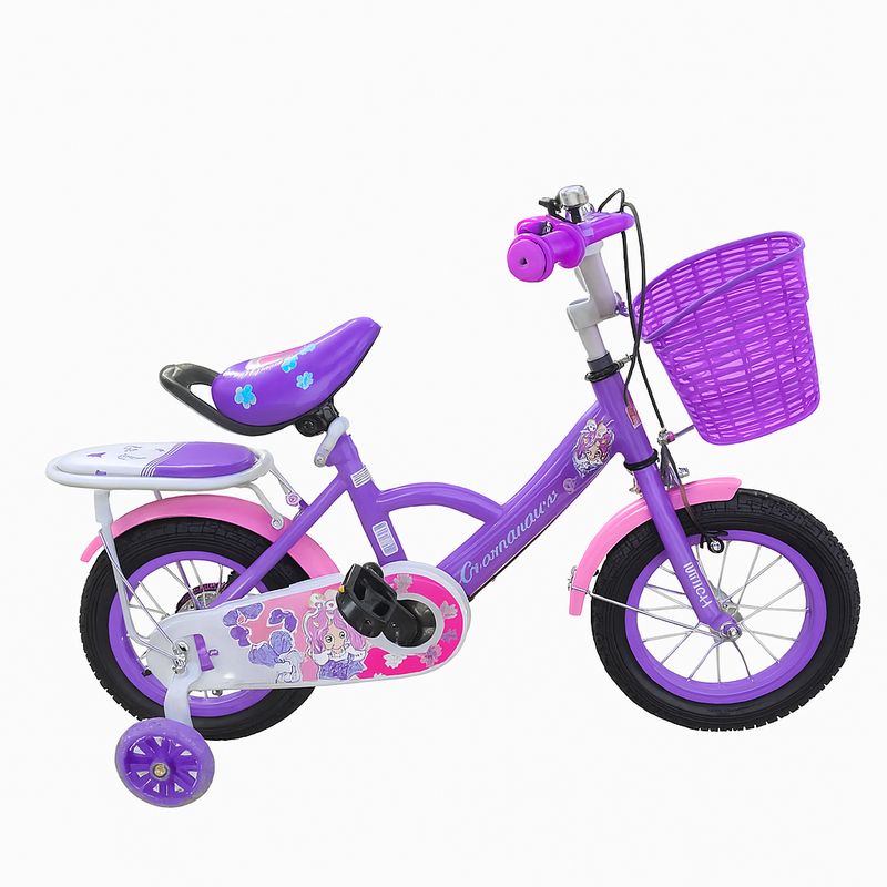 GENERICO - Bicicleta Infantil con Ruedas de Seguridad Aro 12 Niños 119