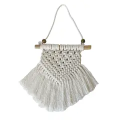 CREA TALLER - Colgante de macramé algodón