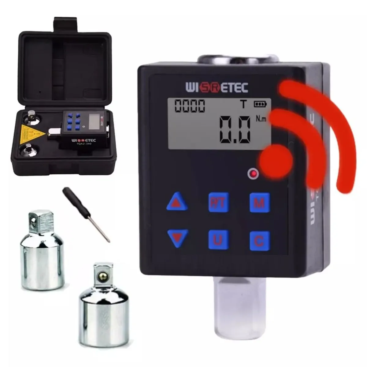 KUANGYE - Torquímetro Digital Led Llave Torque Ajustable 34nm A 340nm