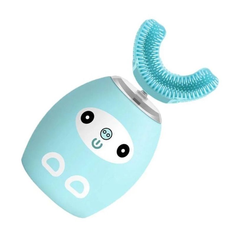 GENERICO - Cepillo Bucal Ultrasonico Infantil Limpiador Dientes Azul