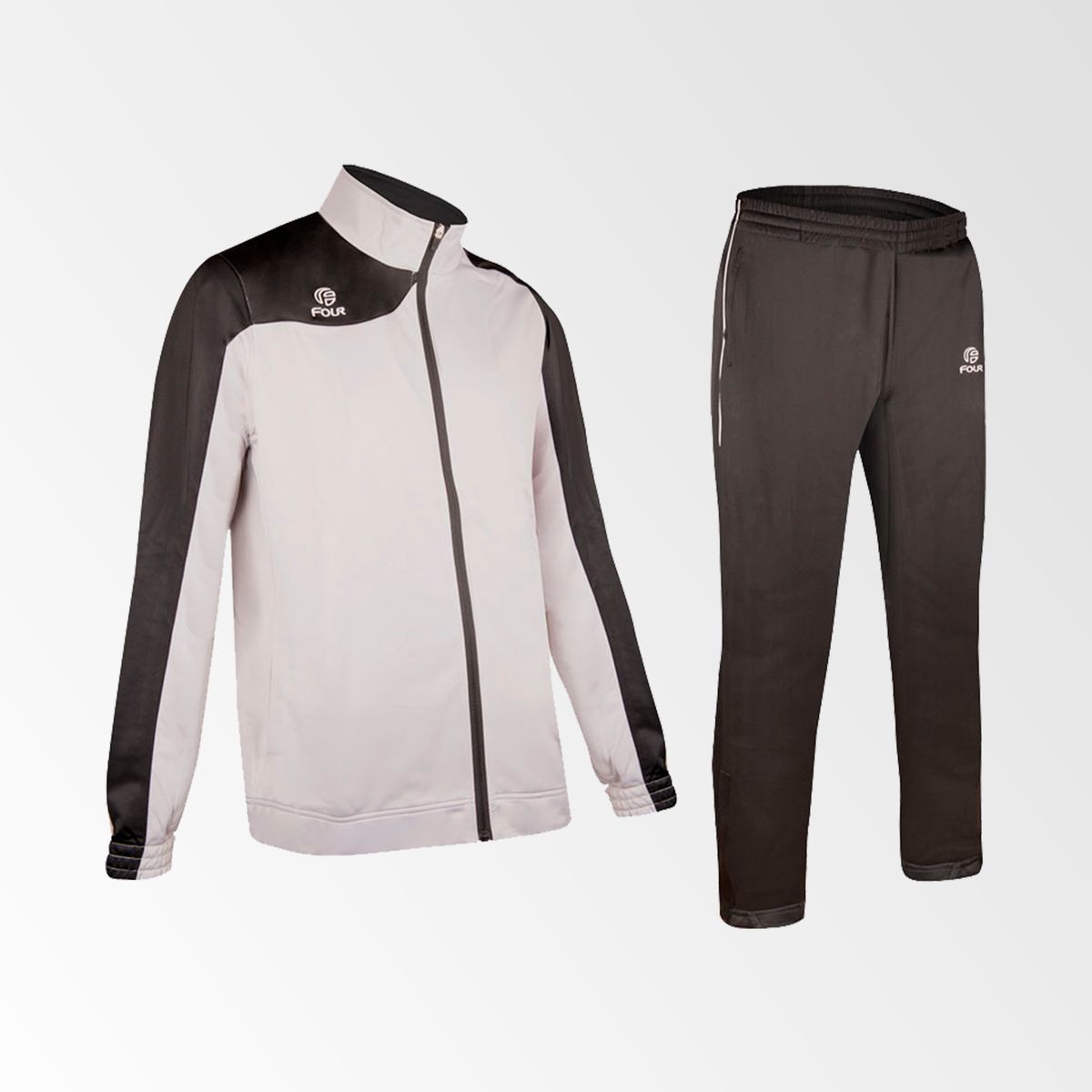 FOUR - Buzo Deportivo Gris-Negro