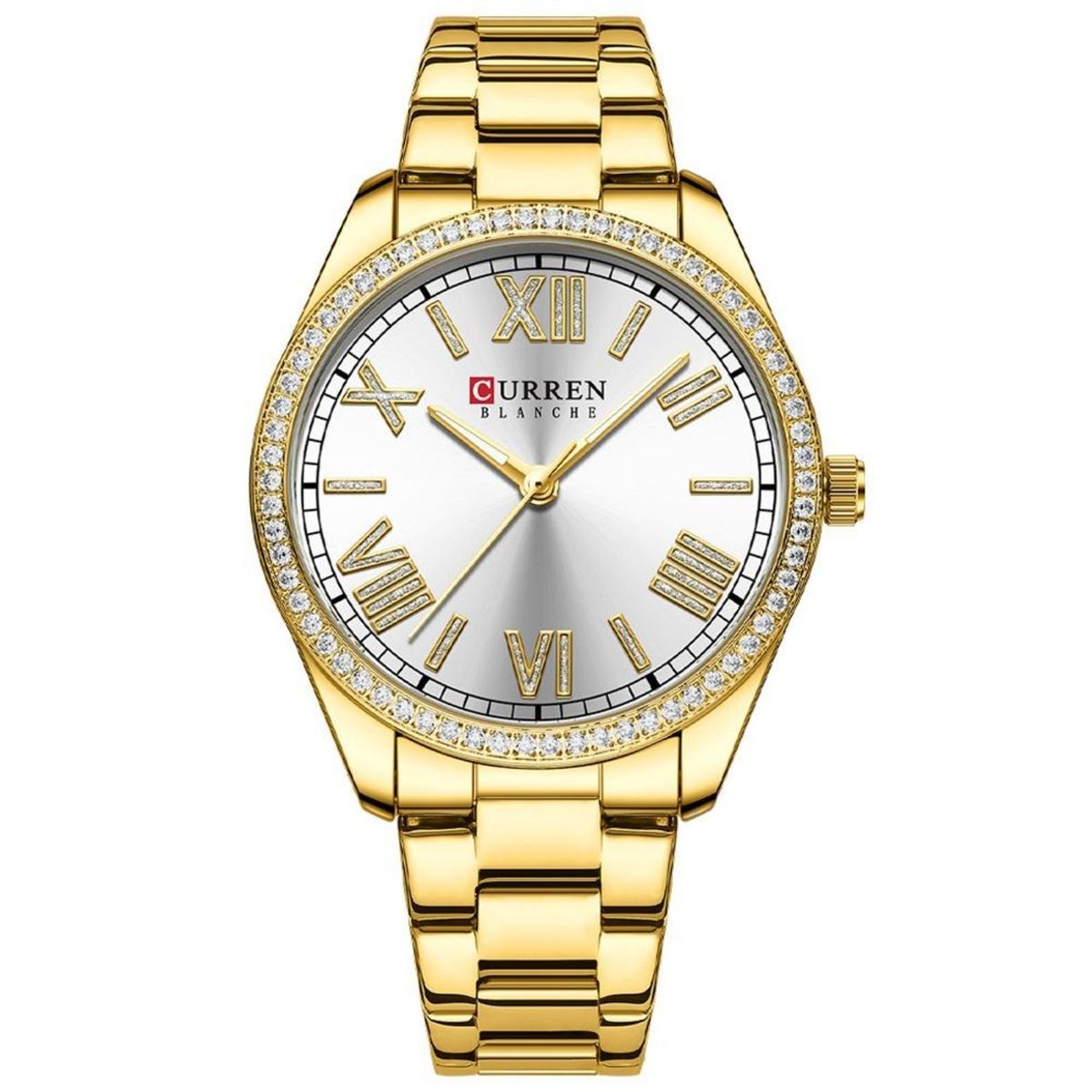 CURREN - Reloj Curren KRED621802 Cuarzo Dorado