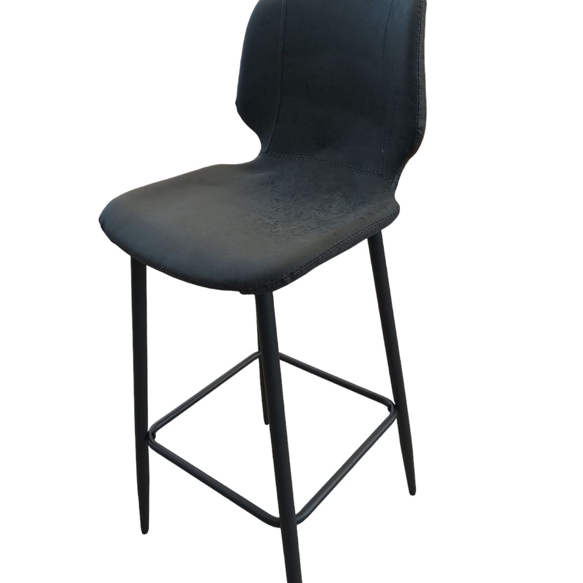 GENERICO - Silla de Bar New York 63 cm Gris (1 Unidad)