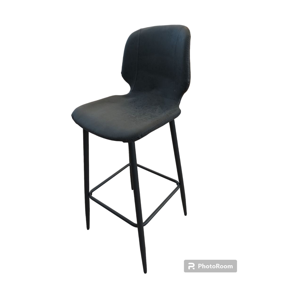 GENERICO - Silla de Bar New York 63 cm Gris (1 Unidad)