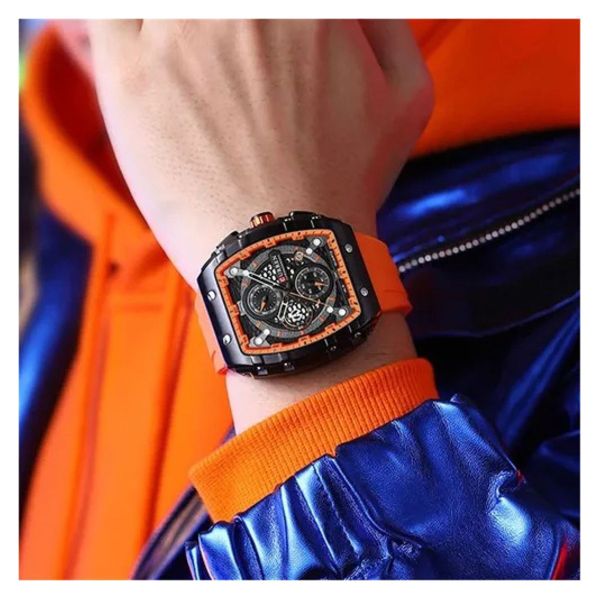 CURREN - Reloj Curren KRED8213 Cuarzo Naranja