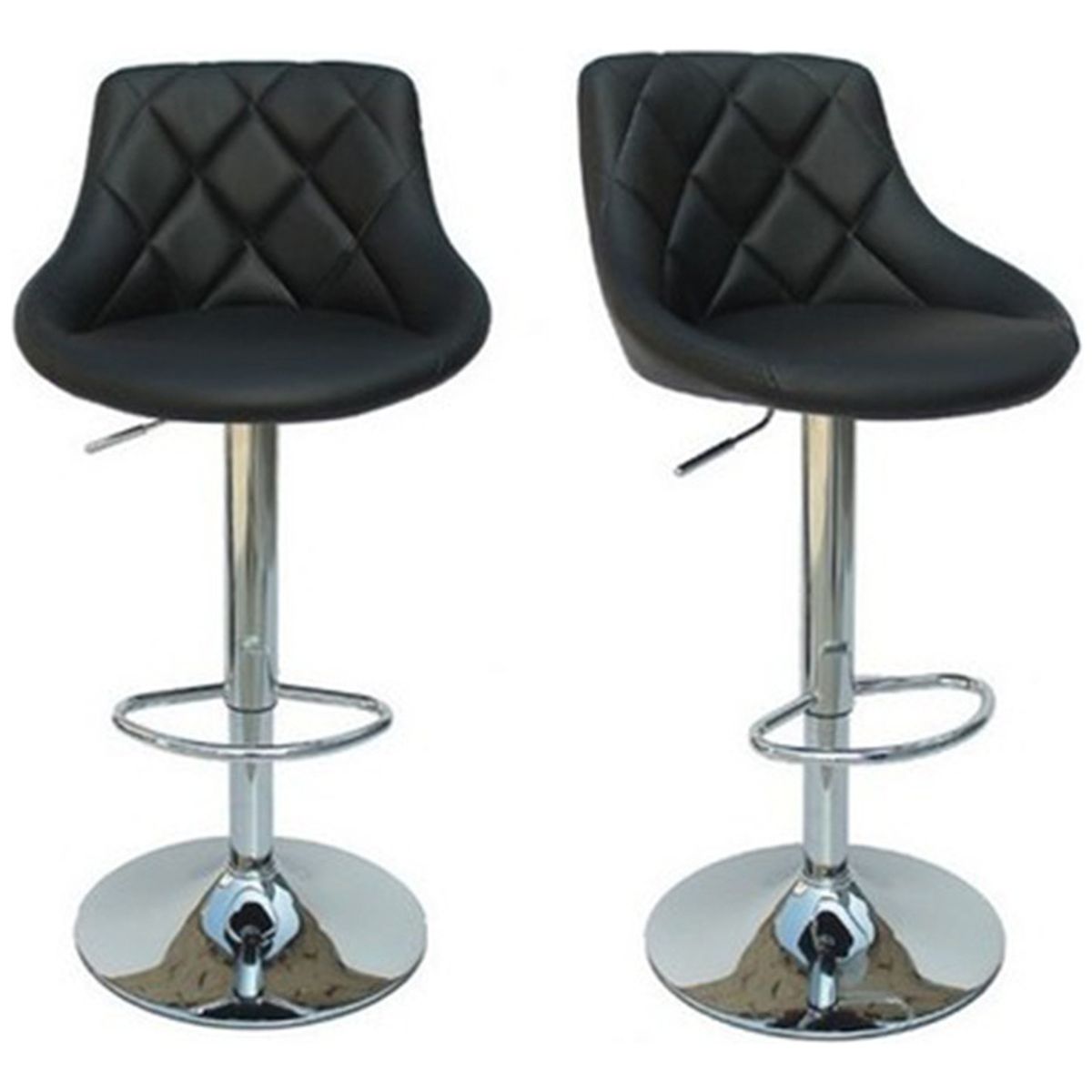 BJ HOGAR - Pack 2 Silla Piso Bar Altura Regulable Taburete BJ S005-