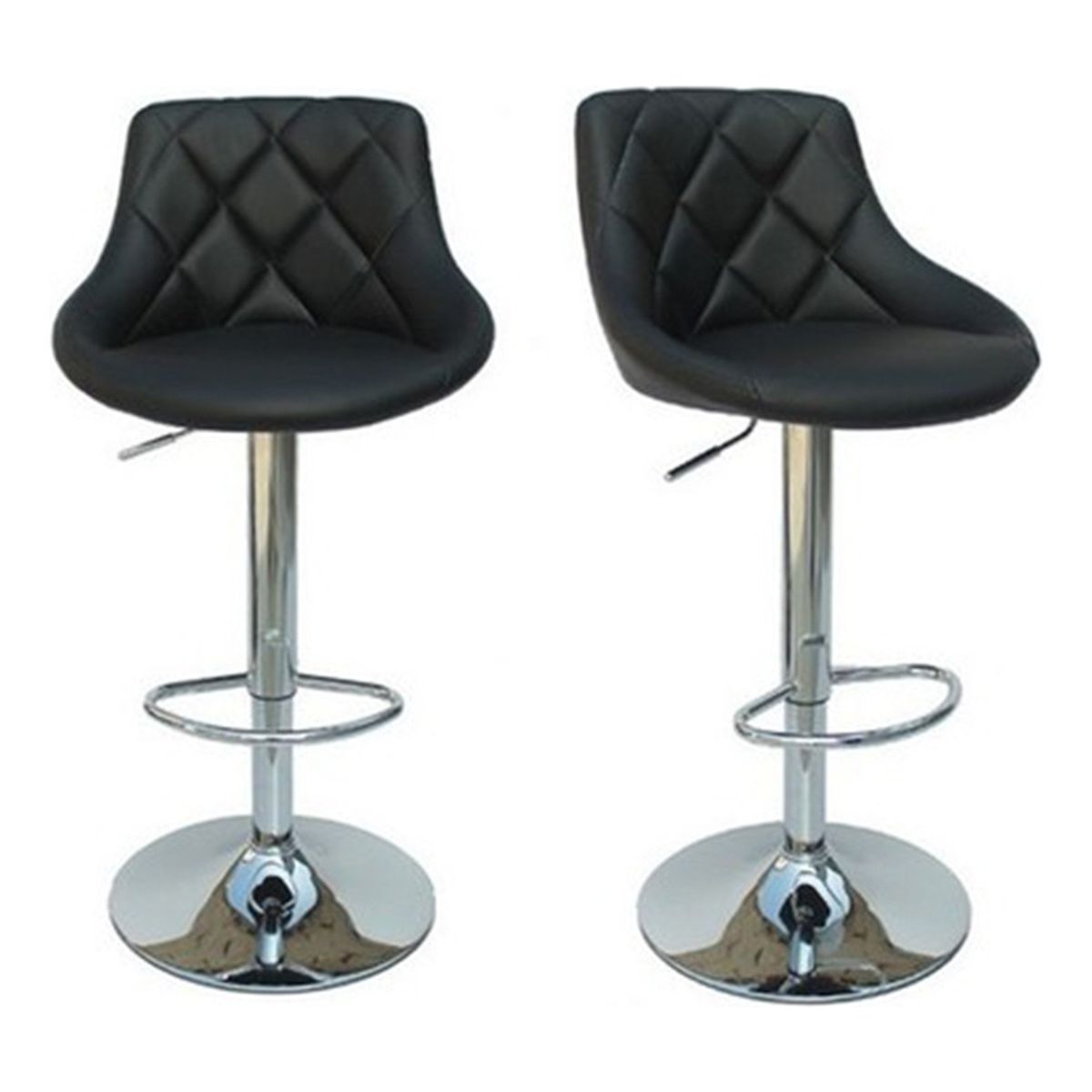 BJ HOGAR - Pack 2 Silla Piso Bar Altura Regulable Taburete BJ S005-