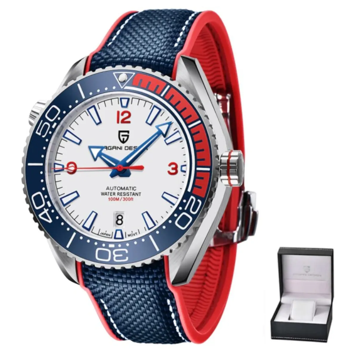 PAGANI - Reloj Hombre PAGANI SEAMASTER SPORT Automático Cristal de Zafiro