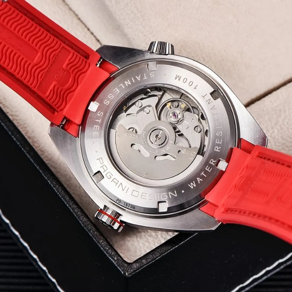 PAGANI - Reloj Hombre PAGANI SEAMASTER SPORT Automático Cristal de Zafiro