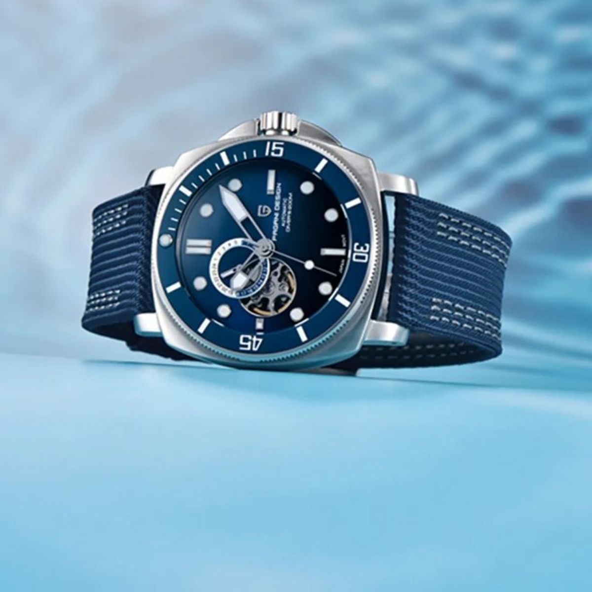 PAGANI - Reloj Hombre PAGANI SUMERSIBLE Automático Cristal de Zafiro