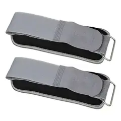 OFERTABKN - Set2 Pesas De Tobillo Muñeca Tobillera 2kg Cada Unidad Negro