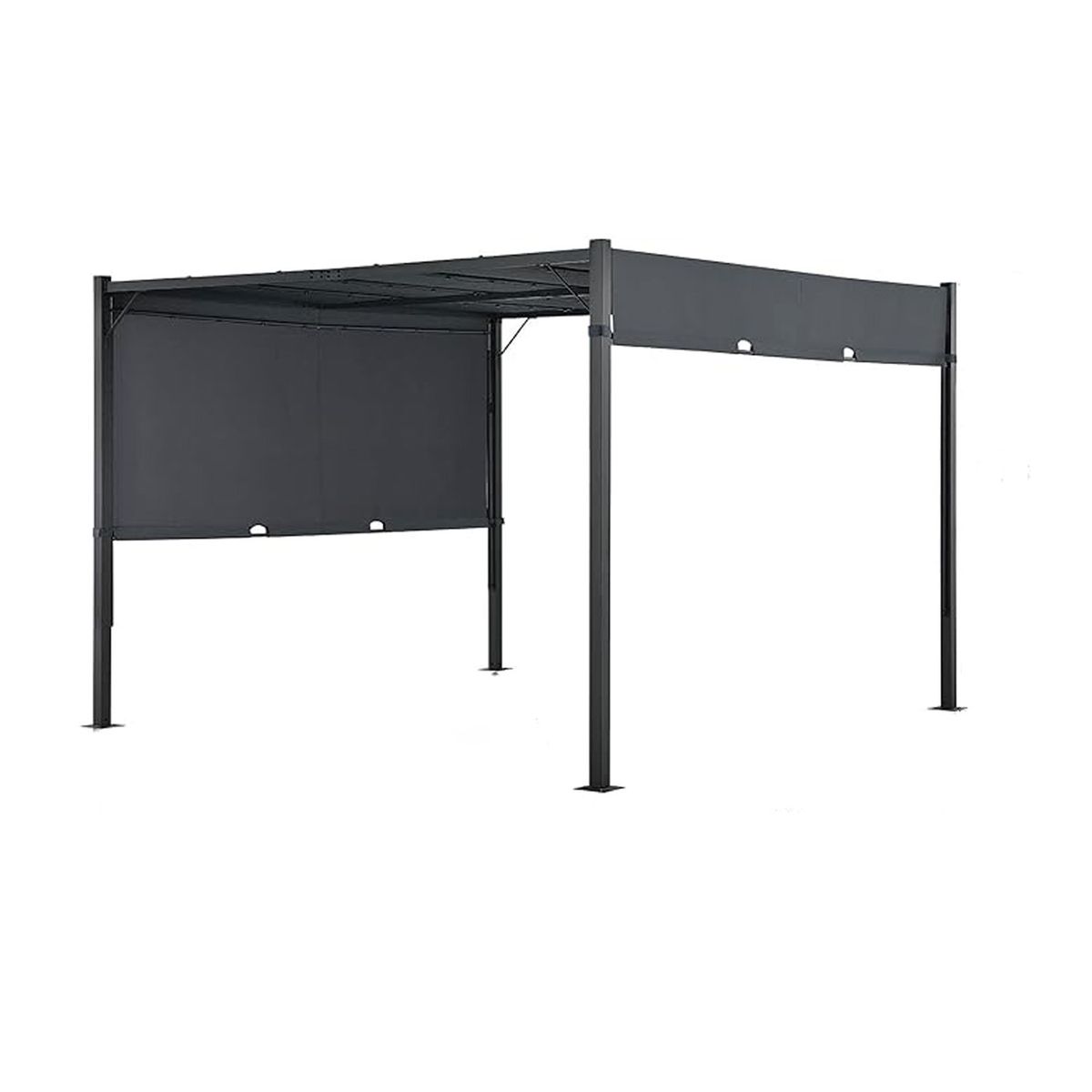 IGPRO - Pergola Aluminio Con Pantallas Laterales 4X3MT