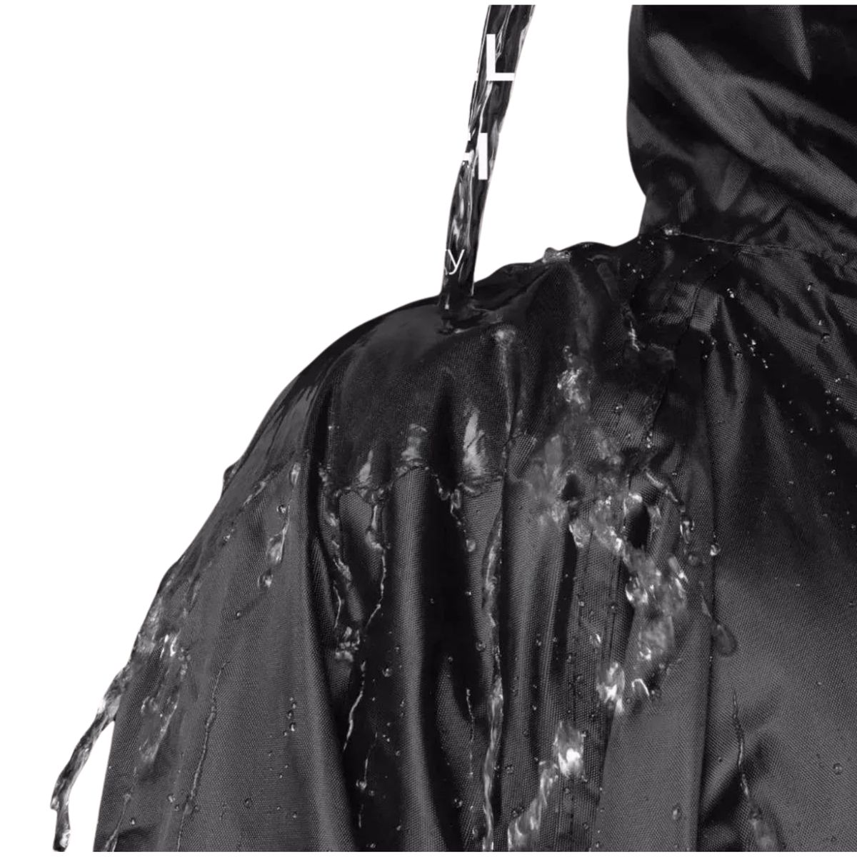 GENERICO - poncho para lluvia largo grueso de pvc con reflectante
