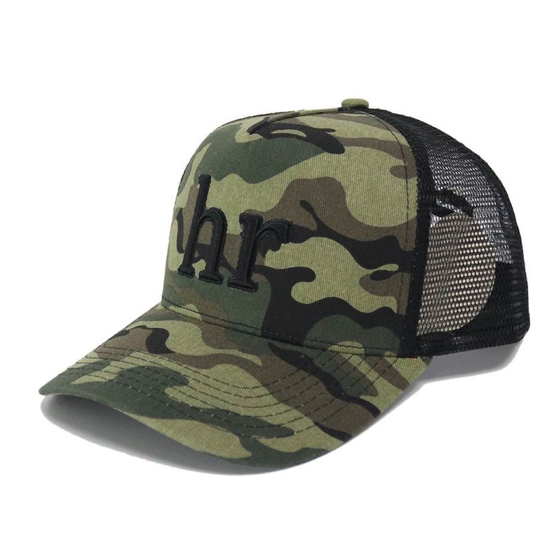 HELLE RAVEN HR - Gorro snapback marca helle raven hr visera curva estilo militar malla