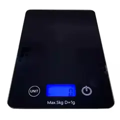 OFERTABKN - Balanza Pesa Digital Gramera De Cocina Vidrio Slim 5 Kilos