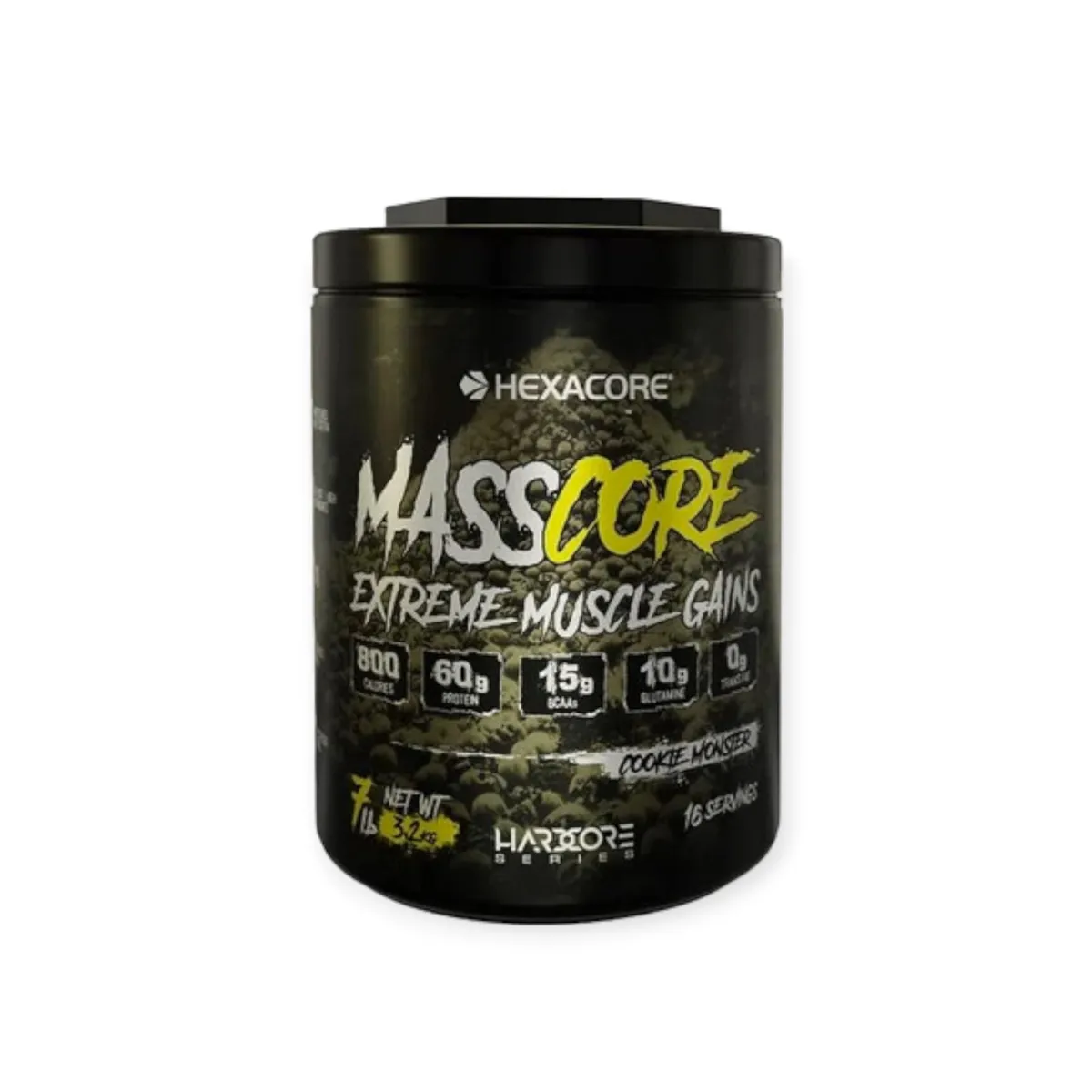 HEXACORE - GANADOR MASSCORE EXTREME MUSCLE GAINS 7 LBS COOKIES - HEXACORE