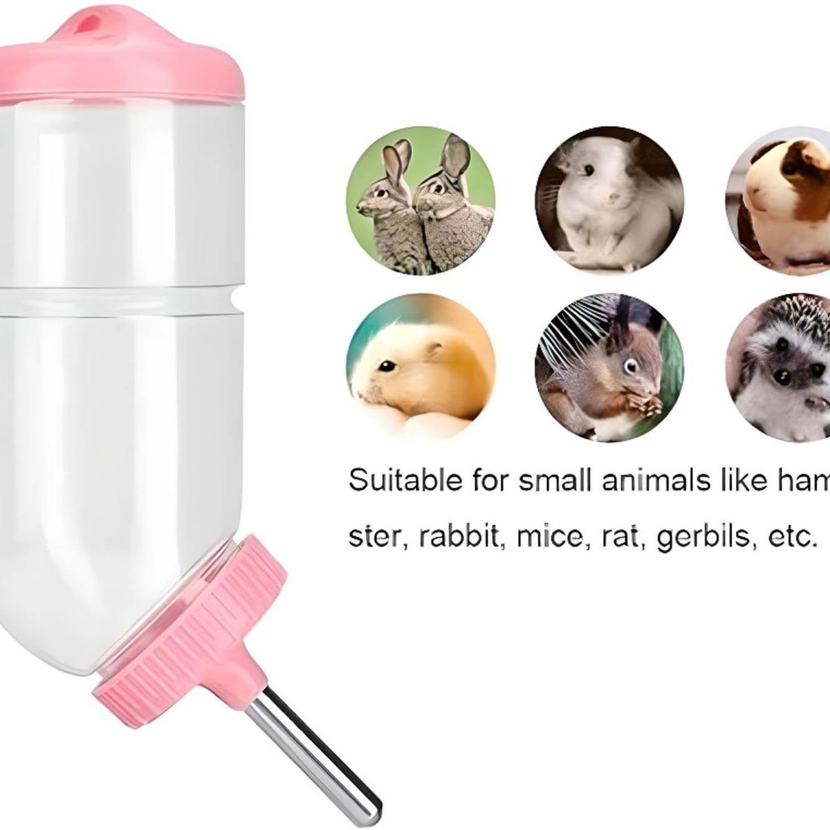 GENERICO - Bebedero Agua Conejos Jerbo G-300ml