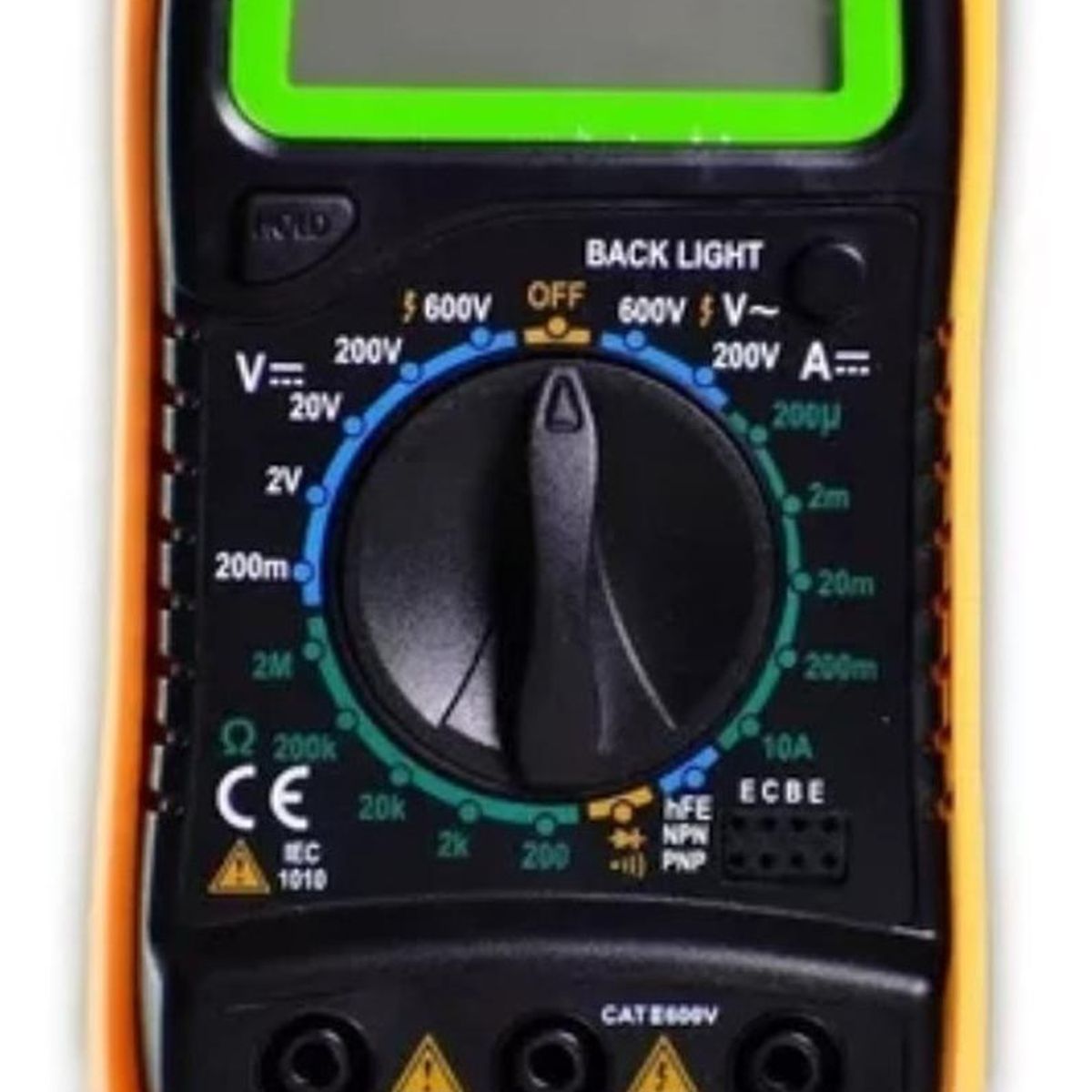 GENERICO - Multitester Digital Amperímetro Voltímetro Multímetro.