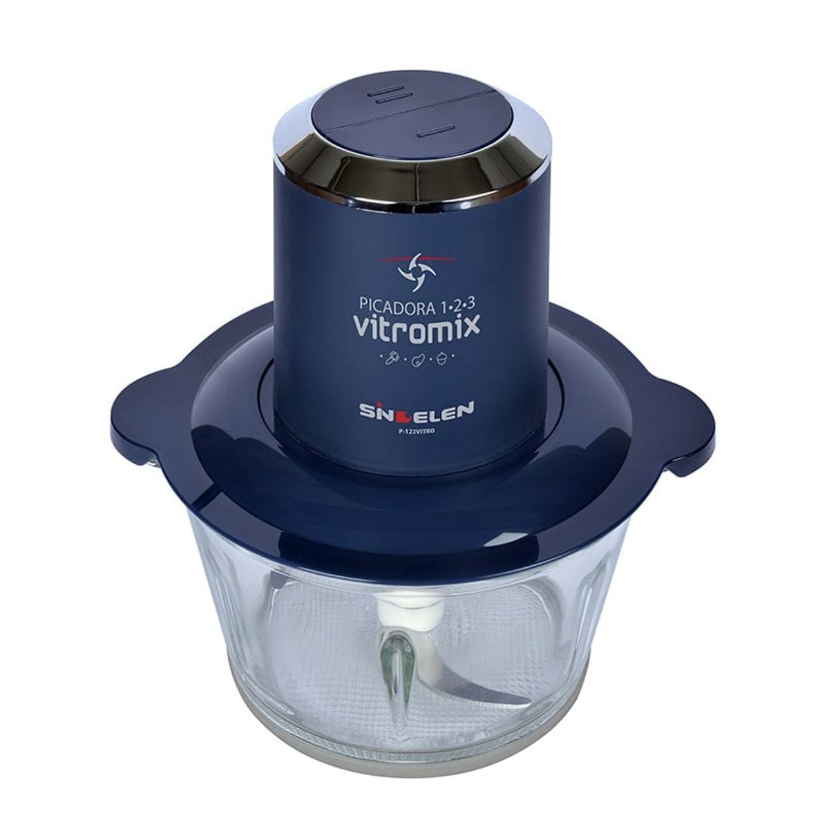 SINDELEN - Picadora Multiuso Electrico Sindelen P-123vitro Color Azul