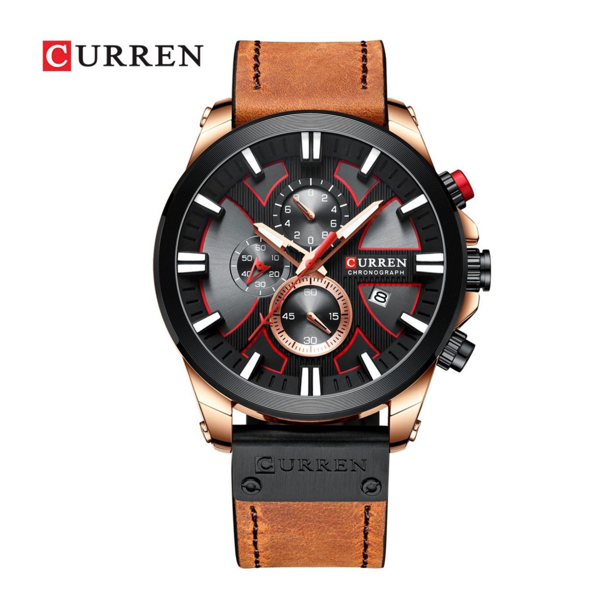 CURREN - Reloj Curren KREC832011 Cuarzo Marrón