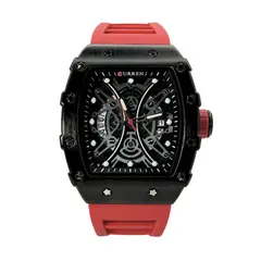 CURREN - Reloj KRED8003 Cuarzo Rojo