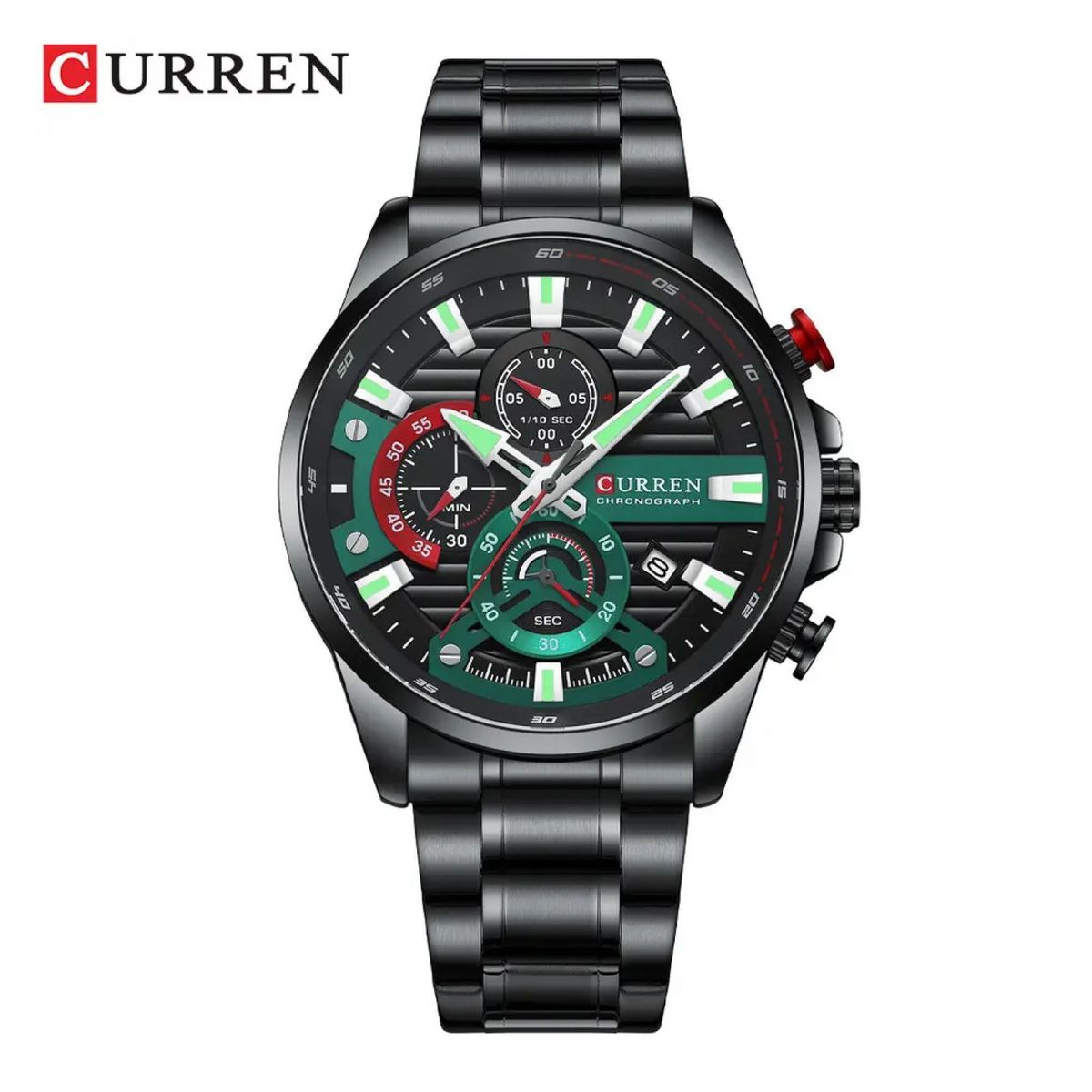 CURREN - Reloj Curren KRED610107 Cuarzo Negro
