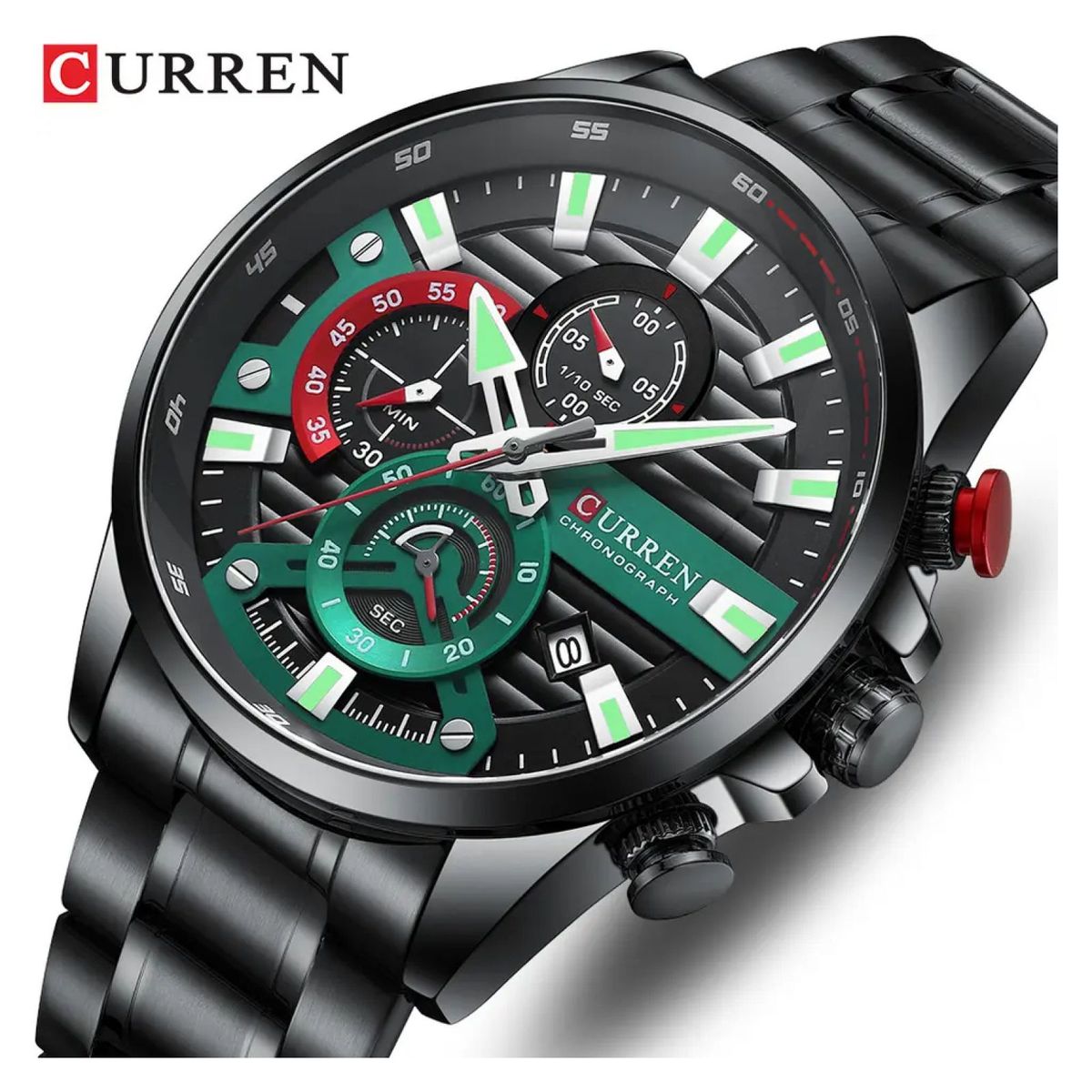 CURREN - Reloj Curren KRED610107 Cuarzo Negro