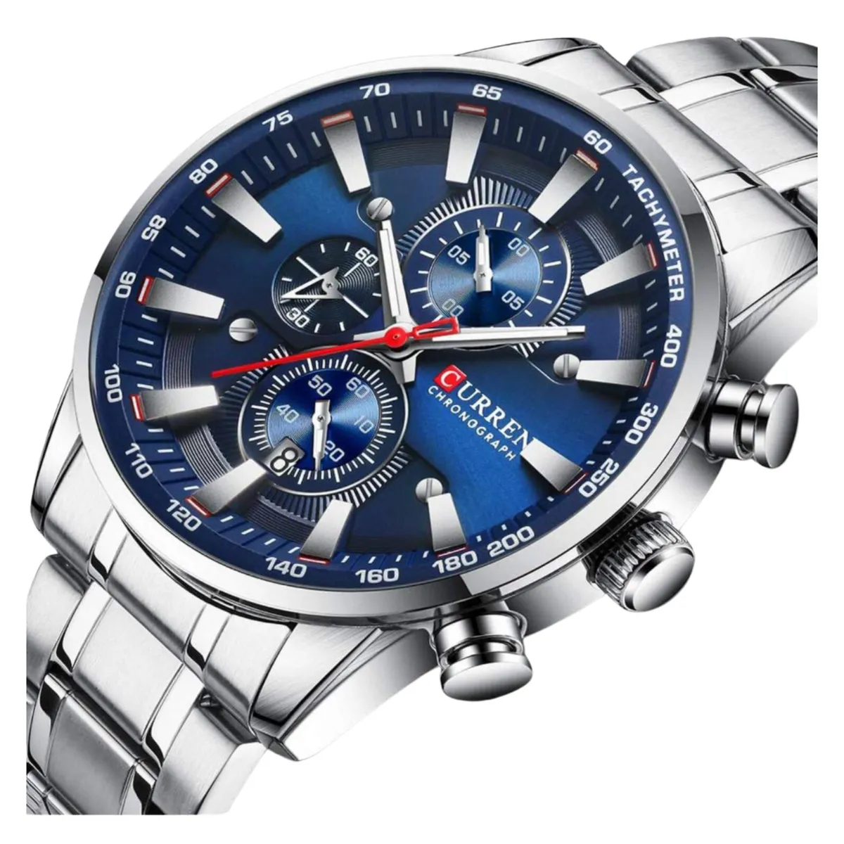 CURREN - Reloj Curren KREC971903 Cuarzo Plata