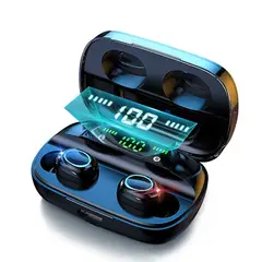 CASTLETEC - Audifonos Bluetooth Tws S11 Estuche Carga 2200 Mah