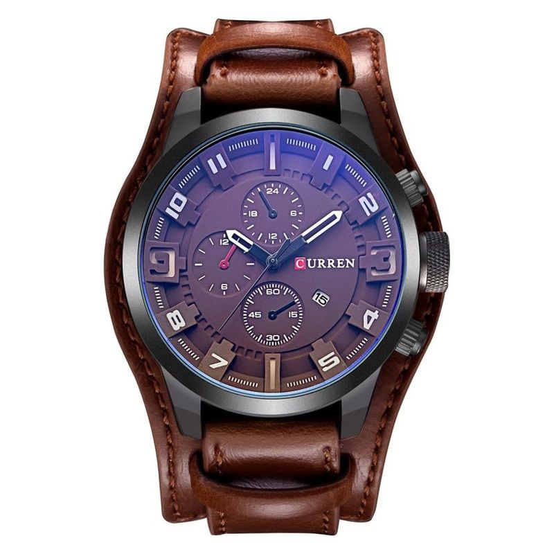 CURREN - Reloj Curren KREA96010811 Cuarzo Marrón
