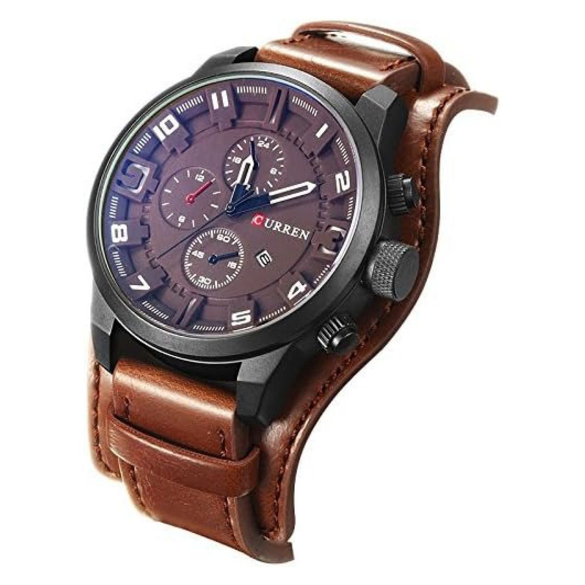 CURREN - Reloj Curren KREA96010811 Cuarzo Marrón