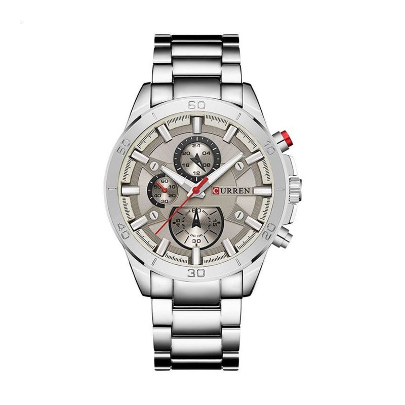 CURREN - Reloj Curren KREB561928 Cuarzo Plata