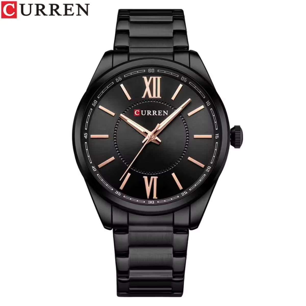 CURREN - Reloj Curren KRED630101 Cuarzo Negro