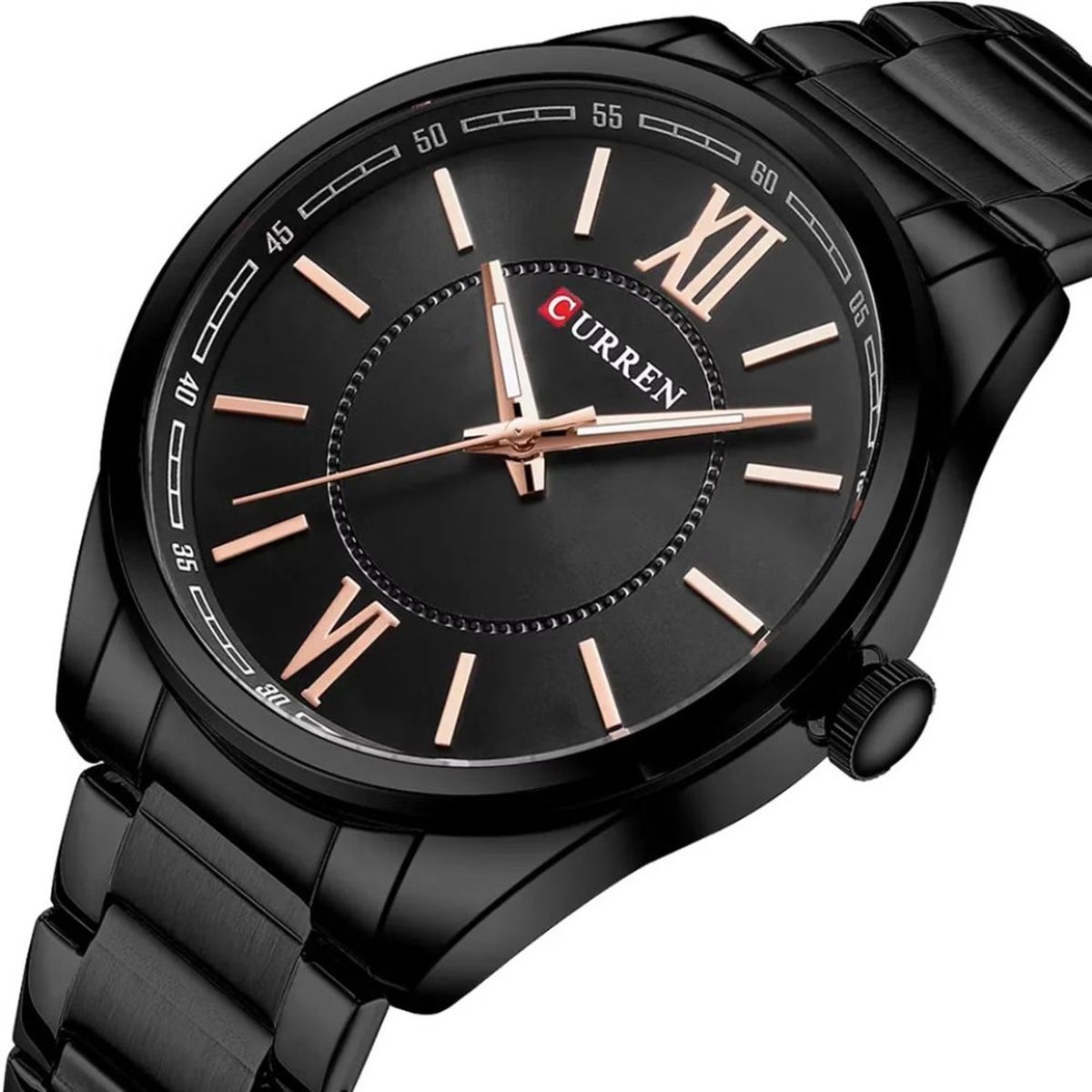 CURREN - Reloj Curren KRED630101 Cuarzo Negro