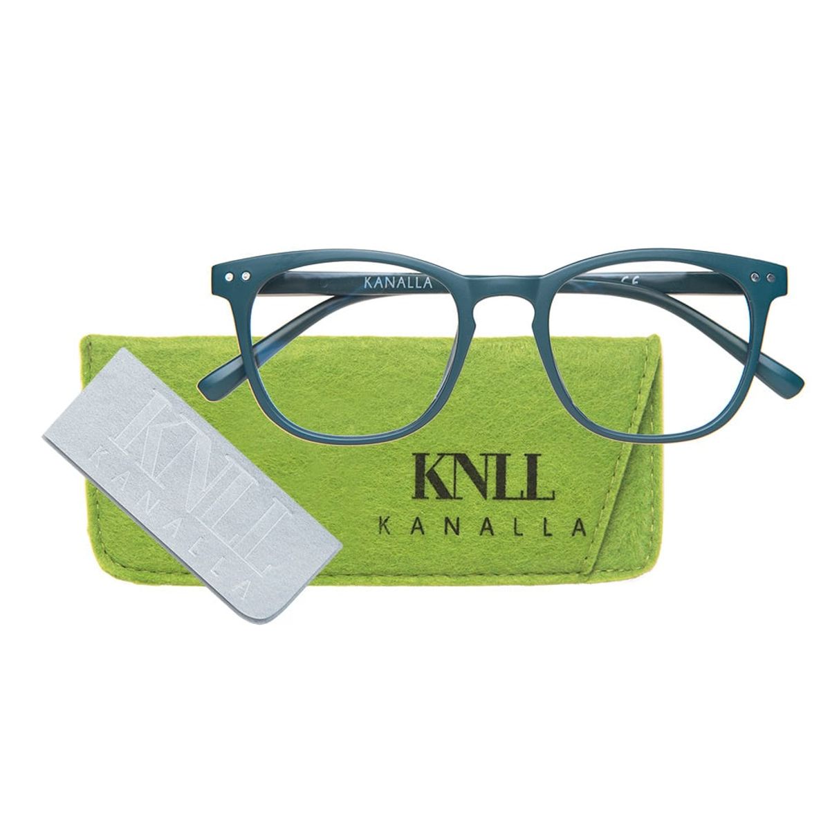 KANALLA - Pack 2 Lentes de Lectura Filtro Luz Azul y UV mod Avocat Petróleo /Negro 1.5
