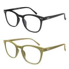 KANALLA - Pack 2 Lentes de Lectura Filtro Luz Azul y UV mod Avocat Negro/Oliva 3.0