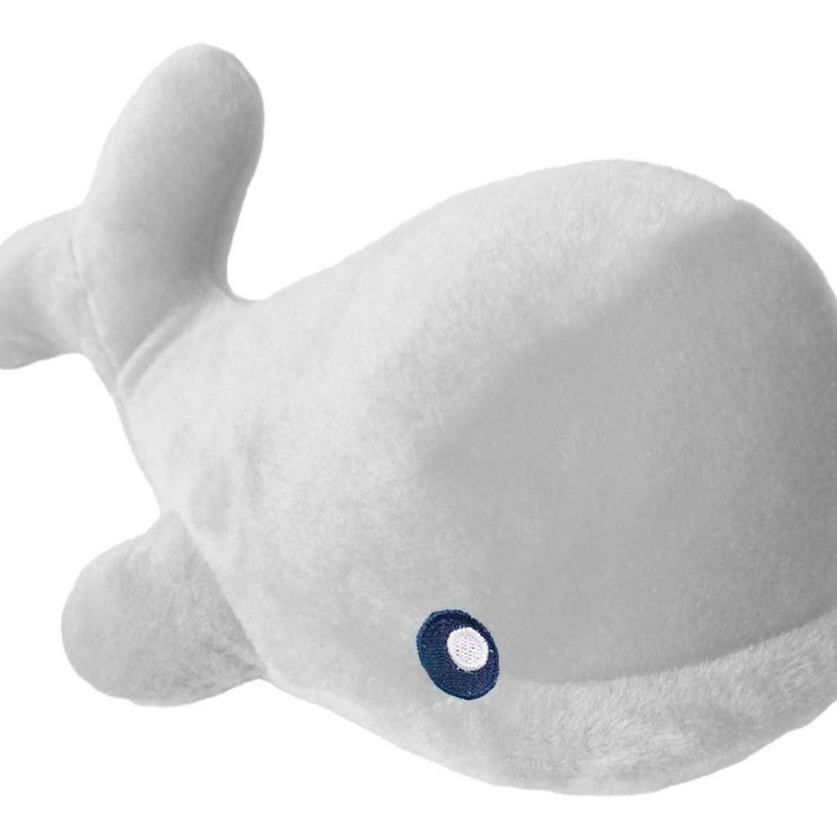 GENERICO - Delfin De Peluche Blanco Con Colgante - Super Suave