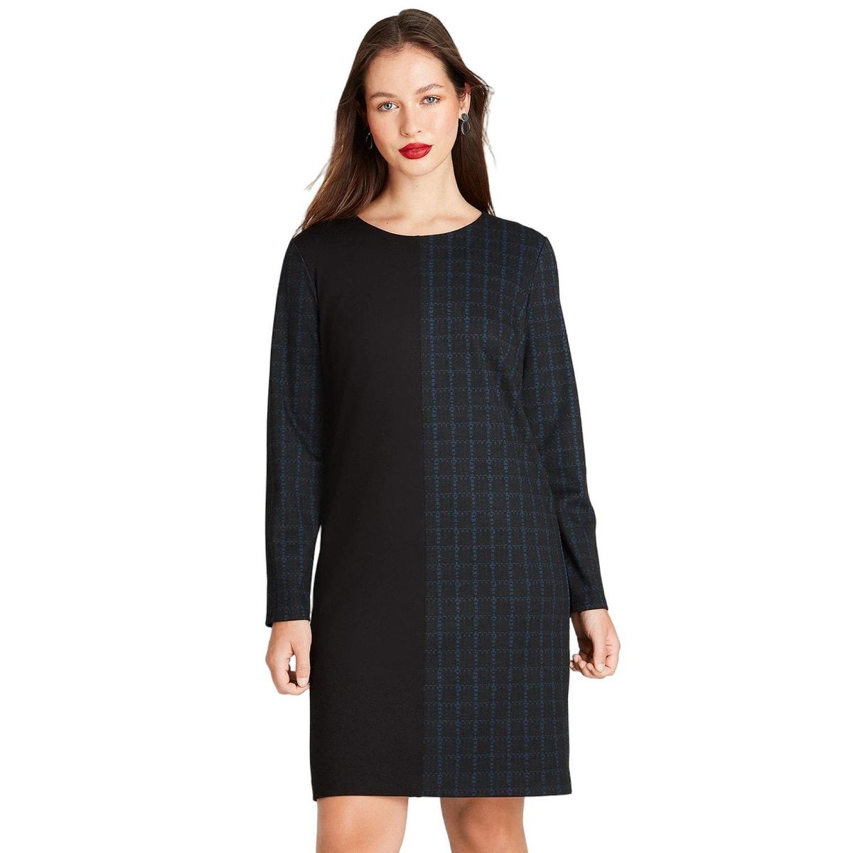 LORENZO DI PONTTI - Vestido Con Print Localizado Negro